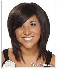 Face framing fall hairstyle